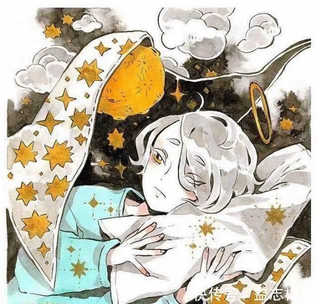 插画$哇马克笔画出水彩般效果,装饰感太强了,简单又漂亮,收藏