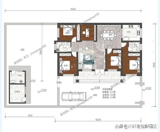 砖混|5款带院子的农村别墅,30年后,我想住在这样的房子里养老