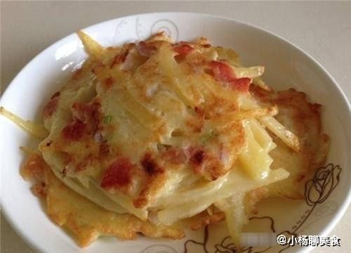 土豆饼|早餐孩子就馋它,搅一搅,拌一拌,三两下就出锅,放凉了也好吃