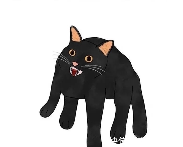 插画$插画家画了几只猫,被网友吐槽瞎画,放上原照后,人们直接无语