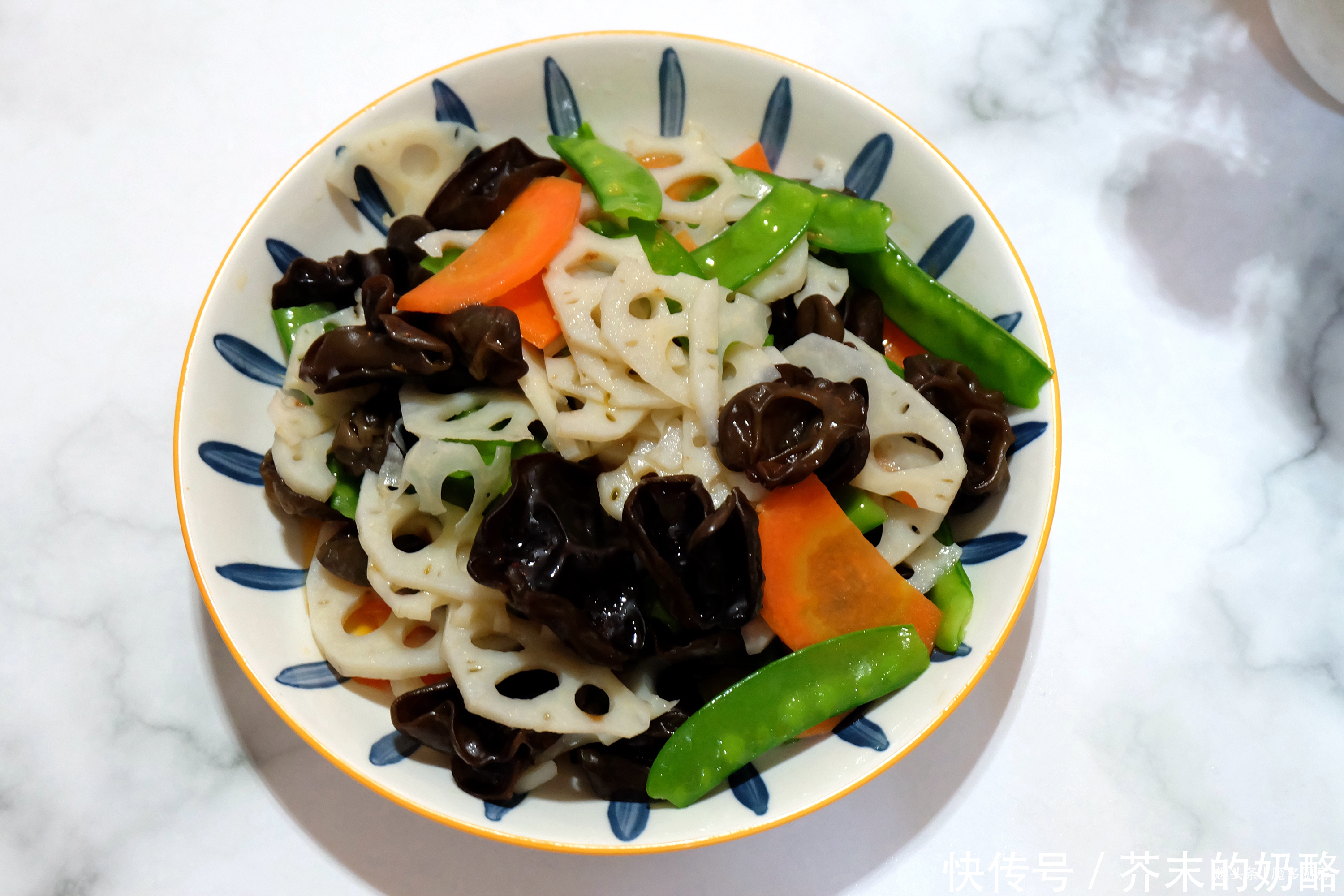 空气污染多吃凉拌菜,四种素菜拌一拌,清爽可口做法简单,试试吧