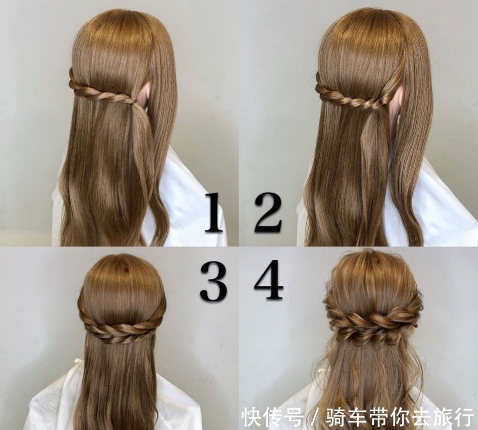 头发|适合所有脸型的少女风编发,乖巧甜美的样子真好看!