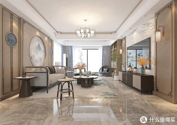 中式风格|长沙夫妻的新家，122㎡现代新中式，去繁就简，打造温馨舒适的氛围