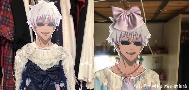 伏黑惠宿|过于生草!魔性《咒术回战》人形衣架,伏黑惠宿傩Lolita女装成瘾