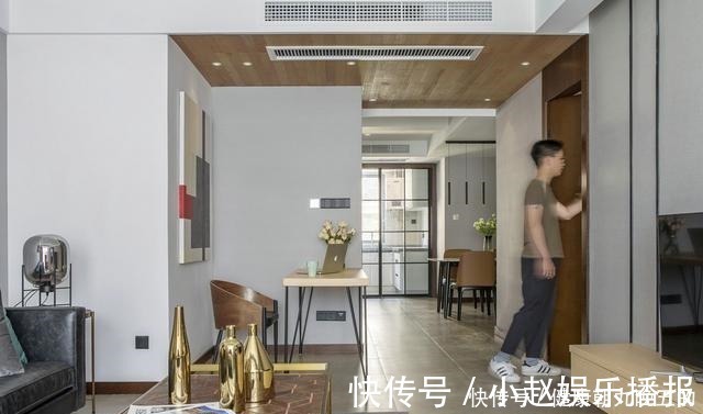 过道|常见的装修风格看腻了,来看下现代风+轻奢的搭配吧,太有感觉了!