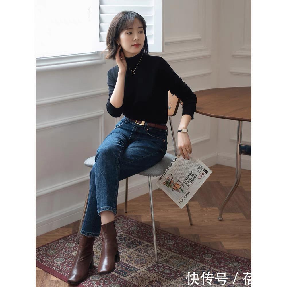 衬衫 今年还是穿“牛仔裤”最洋气,这样搭配衬衫、针织衫、毛衣,好美