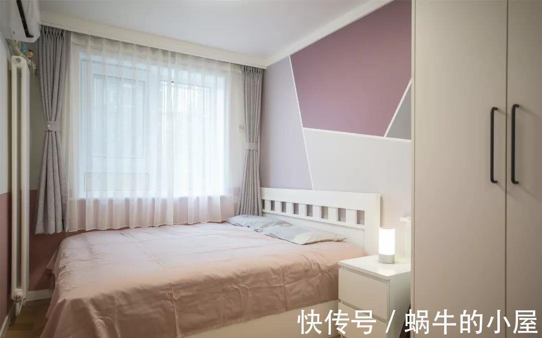 屋主|67平北欧风小户型二居室,舍弃茶几用餐桌代替,更加清新舒适