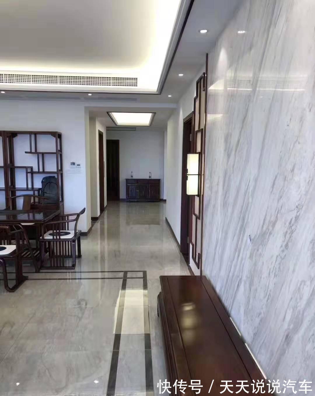 电视背景墙|新中式装修真的好贵,前后花了35万!还好效果不错,特别是背景墙