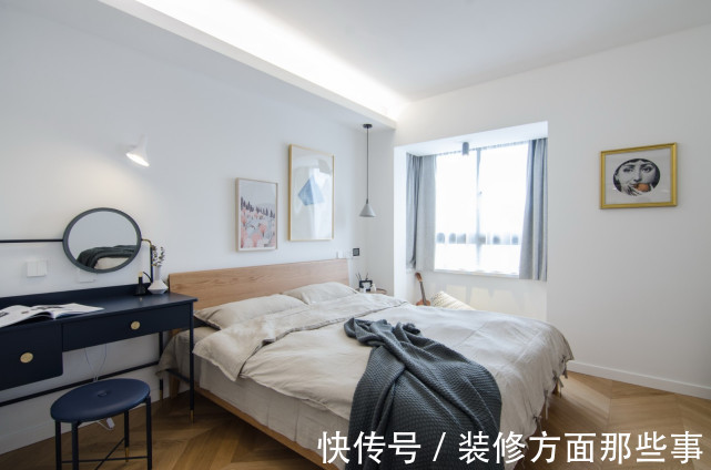 设计|106平简约三居室设计,清新的配色嗅出慵懒的味道