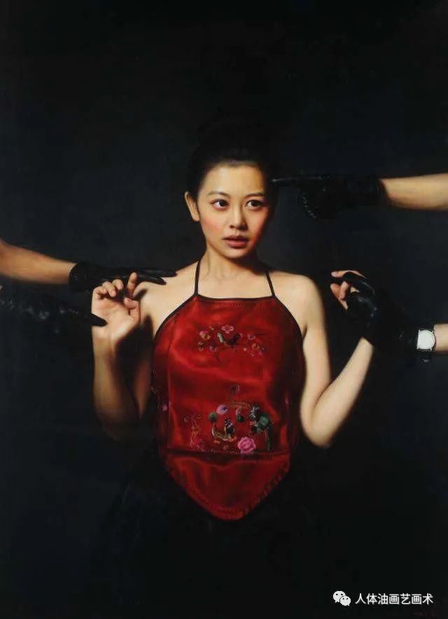  油画家|中国油画家陈承卫——雍容华贵的东方女子，真美！