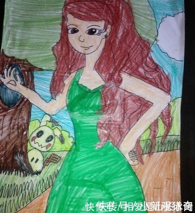 男童|九岁男童笔下的迪士尼公主，艾莎和安娜被丑化，爱丽丝公主最相似