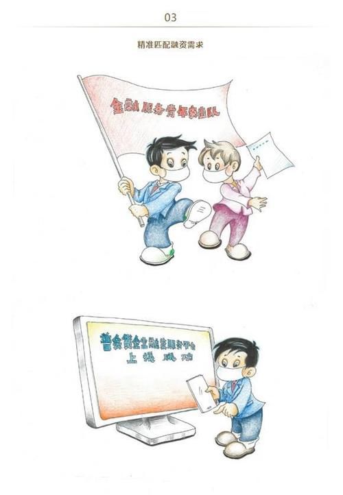 趣味小漫画带你了解“普小二”助力企业复工那些事|中国新闻奖新闻漫画初评作品：独家原创| 趣味