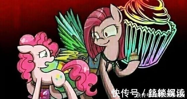 小蝶|小马宝莉黑暗画师笔下的小马,云宝堕入黑暗,碧琪直接粉切黑