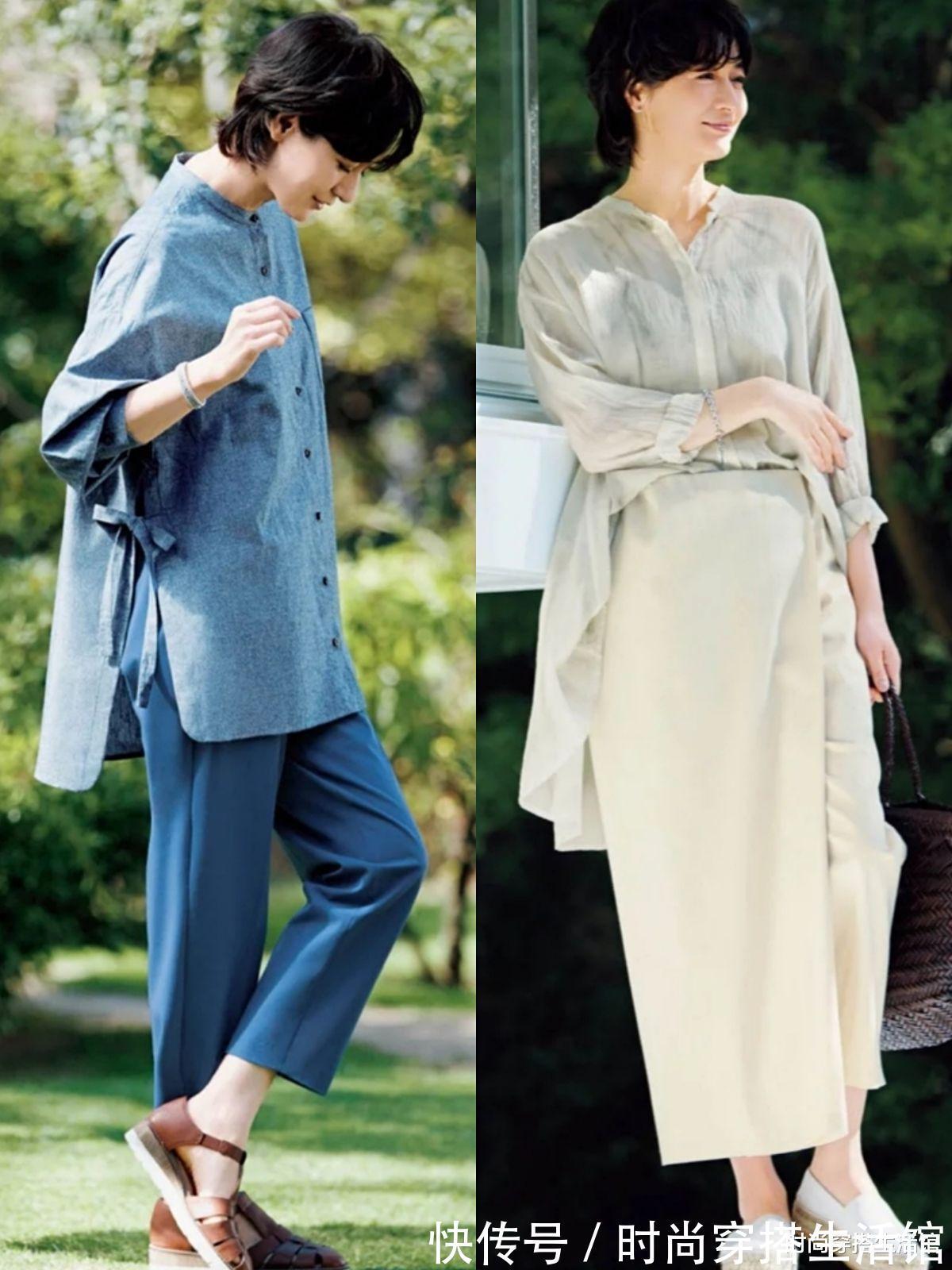 针织开衫|50岁左右的女人秋天怎么穿？这几个搭配技巧，不仅简单还很有气质