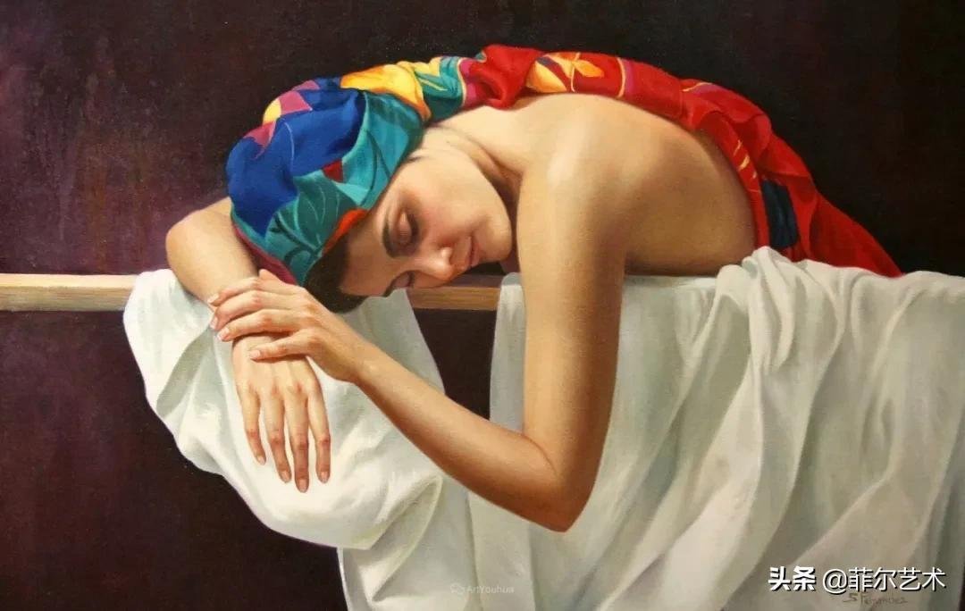 女画家@女画家索莱达·费尔南德斯画笔下的女子人物沉稳自然,美丽优雅