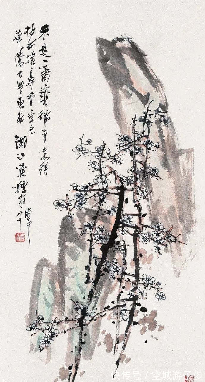 写意花鸟画@寥寥几笔好传神,莫把繁枝扰性灵|黄稷堂大写意花鸟