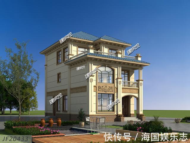 宅基地|小宅基地的赶紧看过来,面宽8米,占地118平建豪宅,太牛了