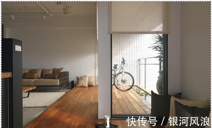 餐厨|100㎡的高层住宅,阳台抬高10cm,客餐厨“合为一体”,谁见过?