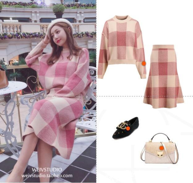 保暖 冬天穿裙子太冷,试试3款针织裙搭配,保暖又显气质