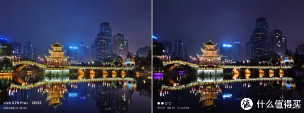 夜景|手机拍照对比 篇二：VIVO X70Pro+开箱，且与老机小米10Ultra对比拍照-下篇（夜晚）