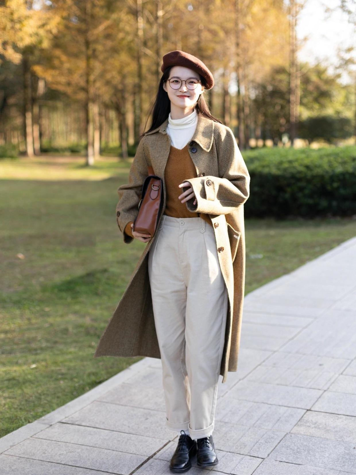 牛角扣|慵懒风大衣你get了吗?减龄又休闲,冬日的宝藏搭配!