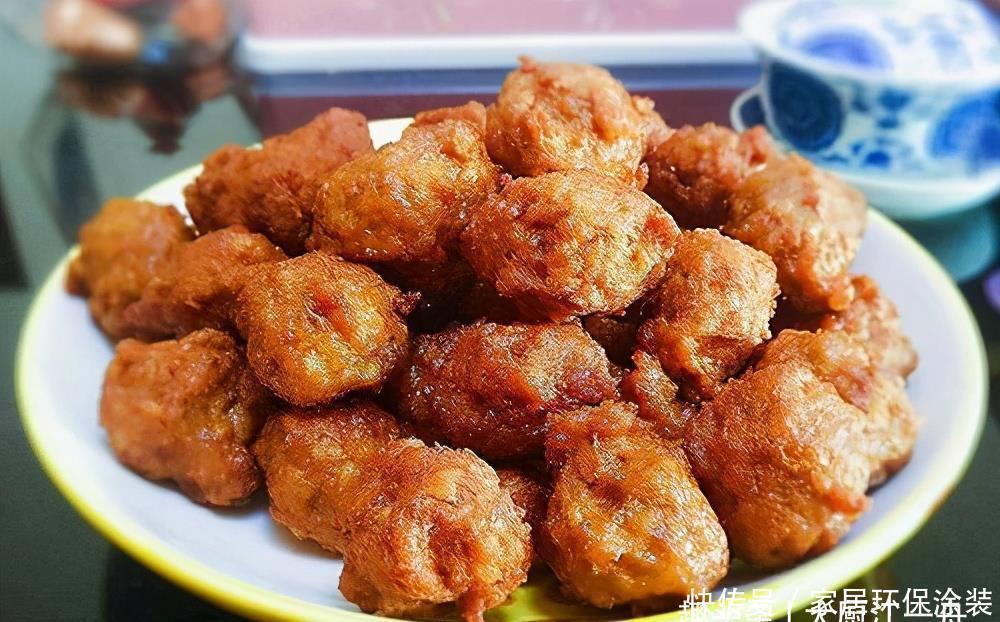 炸丸子有人放面粉,有人放淀粉?全不对,教你这样做,香酥又好吃