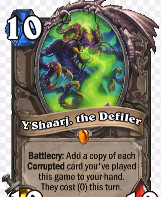 尤格萨隆|玩炉石学英语90:尤格萨隆命运主宰 亚煞极污染之源