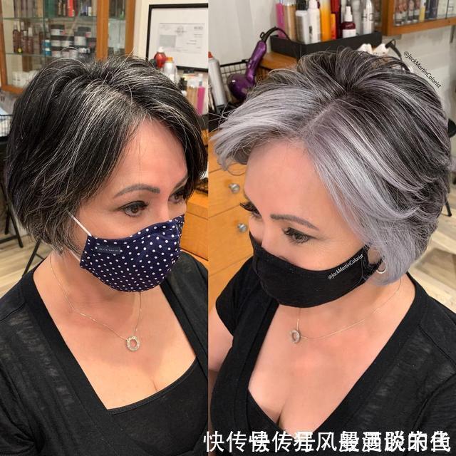 阿姨|选对发型堪比换脸,白发阿姨也能大变样,年轻10岁有没有