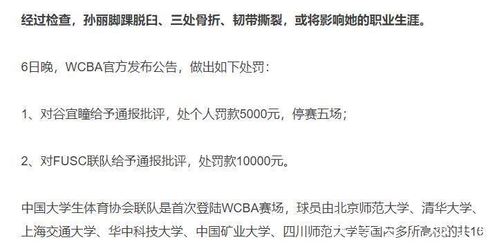 篮协会|重罚女篮21号!慢镜头下恶意动作痛失底线,姚明这次“洗不清”了