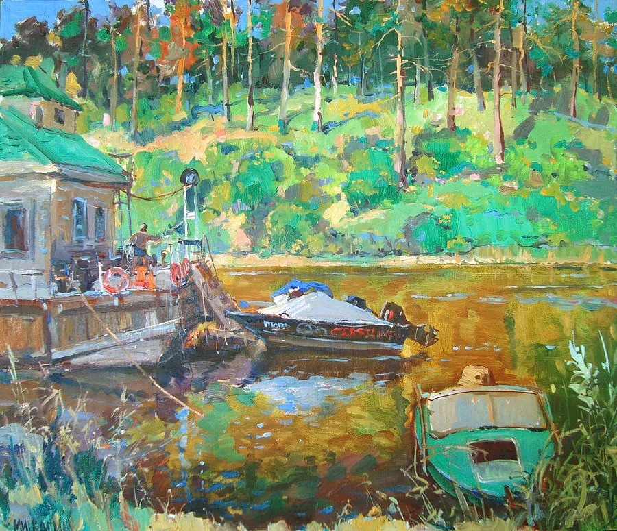 米沙金！俄罗斯画家米沙金的风景油画，美的不要不要的！