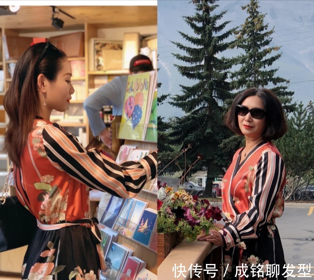 丝巾|陪妈妈一起变美，几组“神仙”母女的减龄穿搭，舒适优雅又显年轻