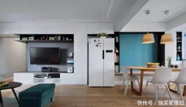 餐厅|129㎡新房,电视柜设“小转角”,太聪明了,餐厅设计更实用!