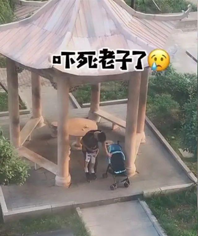 爸爸|爸爸抱着娃却到处找娃火了,宝宝一脸无奈:别找了,我就在你怀里