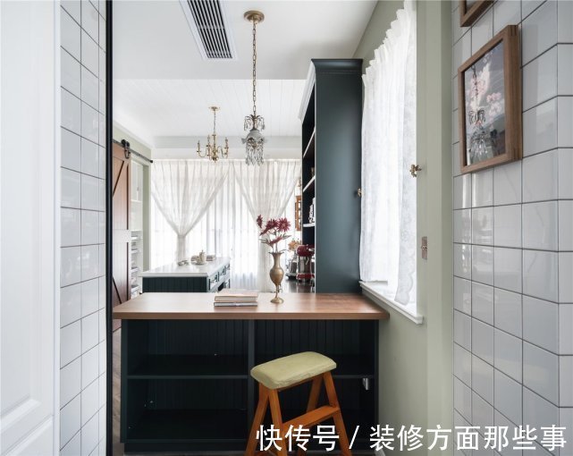 柜体|122平混搭四居室,四等分的内嵌式柜子让室内平添一份典雅