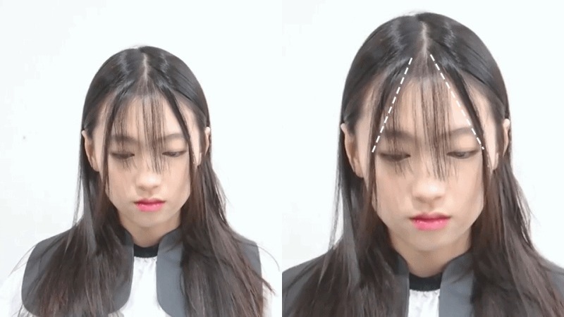 修剪|自己剪遮肉小脸刘海!把握发型师比例13,所有脸型都变鹅蛋脸