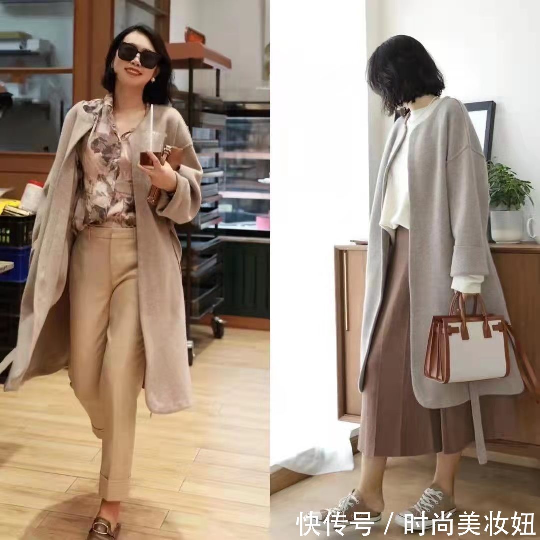 浅色|40岁微胖女人穿衣越简单越好,提升气质还高级,120斤也很时髦