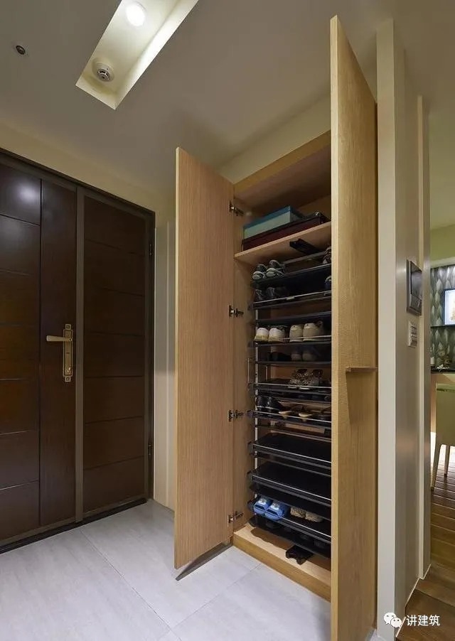 方案|玄关鞋柜的10款设计方案,赶紧学起来,实用又美观!