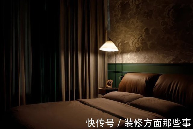 复古绿|85m2复古风二居室,复古绿是空间当之无愧的主角