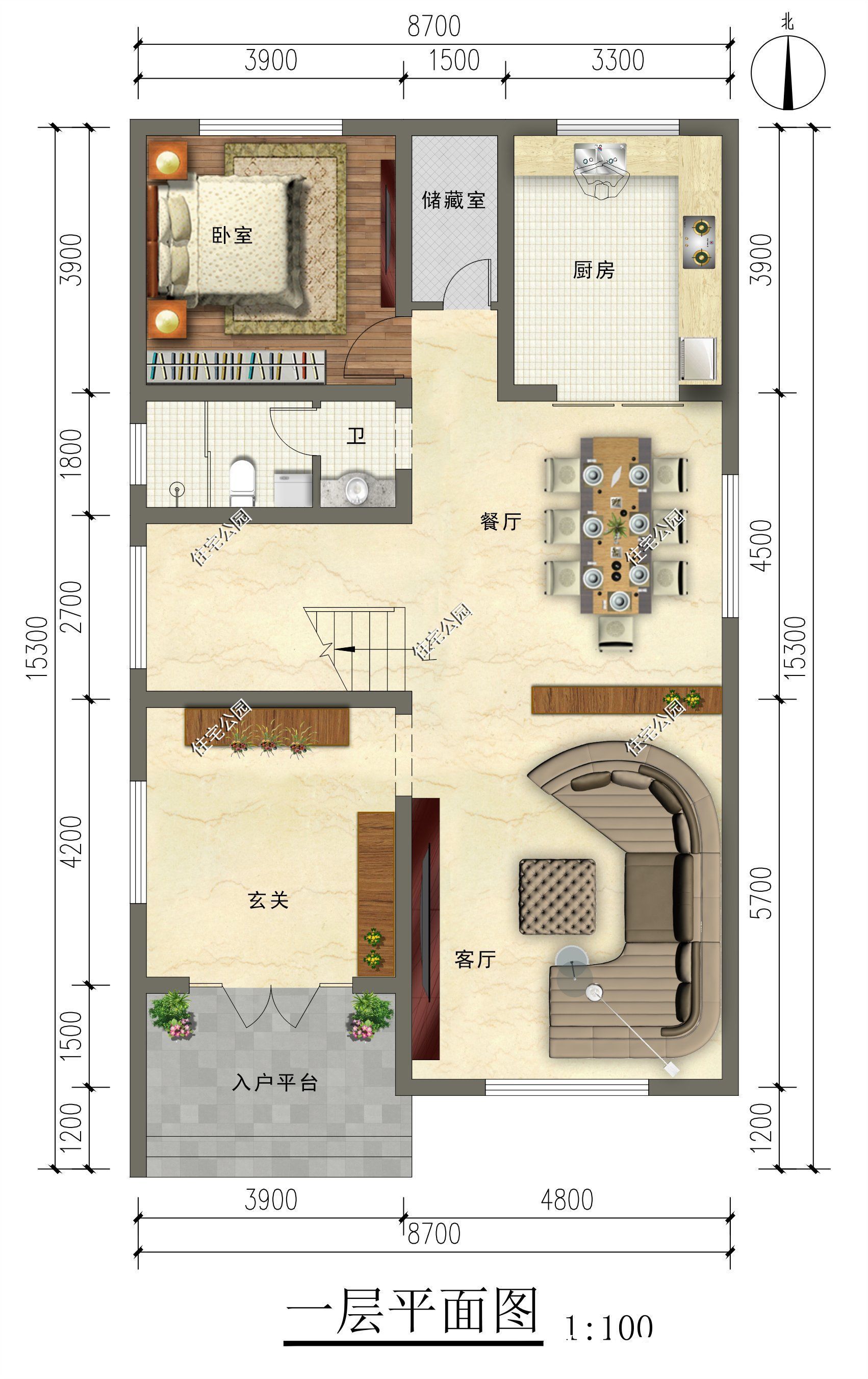 露台|占地130平，自建7室3厅农村别墅，新年住在这样的房子真的很幸福