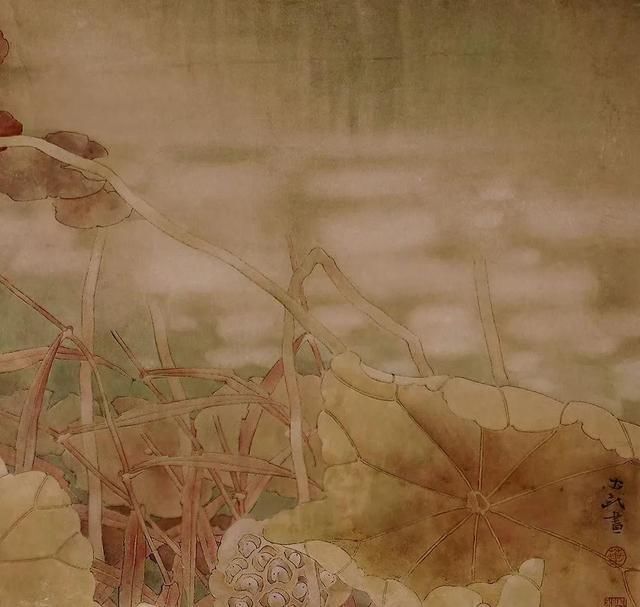 恬淡@佚名荷,画感细腻,笔墨朴素恬淡,真乃与自然对话