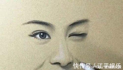 五官|美术生追起星来很疯狂，人像只画了五官，剩下的全靠网友猜