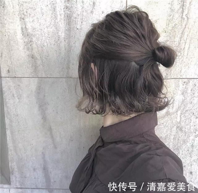 杨紫|2021年流行“短发扎一半”,减龄满分,承包春夏的美