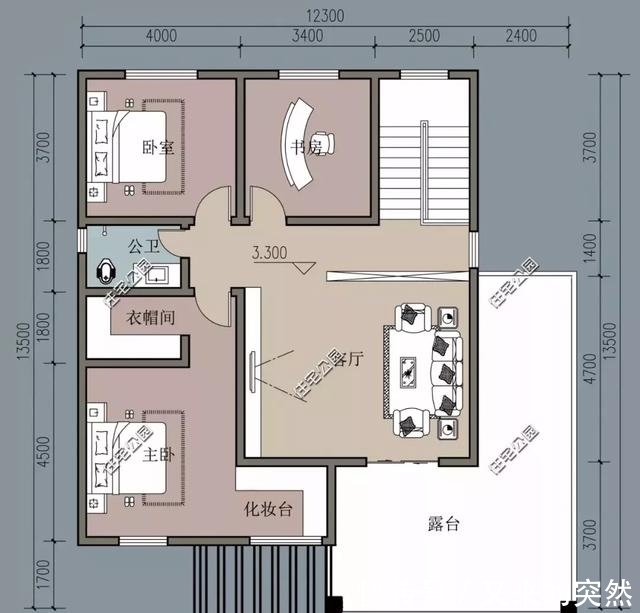 坡屋顶|5套占地100多平的农村别墅,最低20万搞定!含图纸