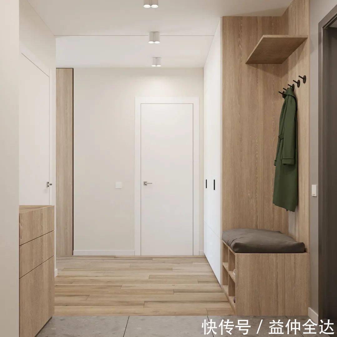 玄关|小夫妻的39m2小家，极简清新，完美无缺，让生活过得轻松惬意！