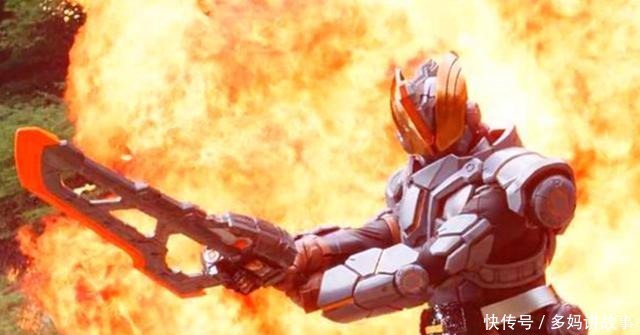 集带|假面骑士圣刃第3集带儿子旅行的骑士Buster,形象非常帅气