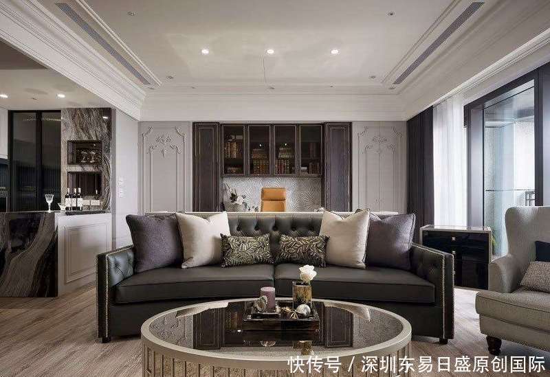 大理石|137平米新古典风格,打造浪漫居家美宅