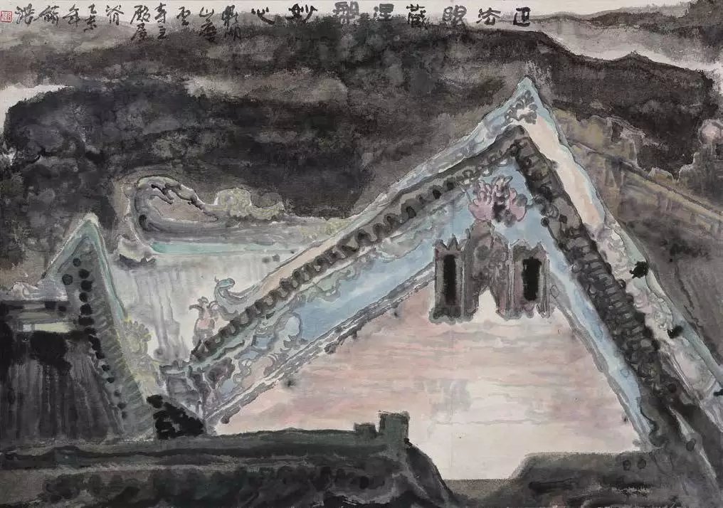 广东省&李绪洪教授国画水墨画作品欣赏