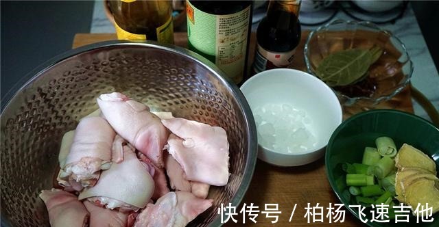 炒锅|猪蹄炖到脱骨烂,我只用45分钟,看步骤毫不夸张,好吃有窍门!