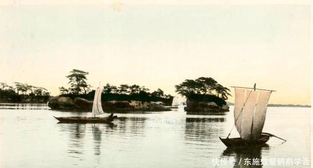 老照片|日本老照片 东京像江南小镇, 农村到处茅草房!