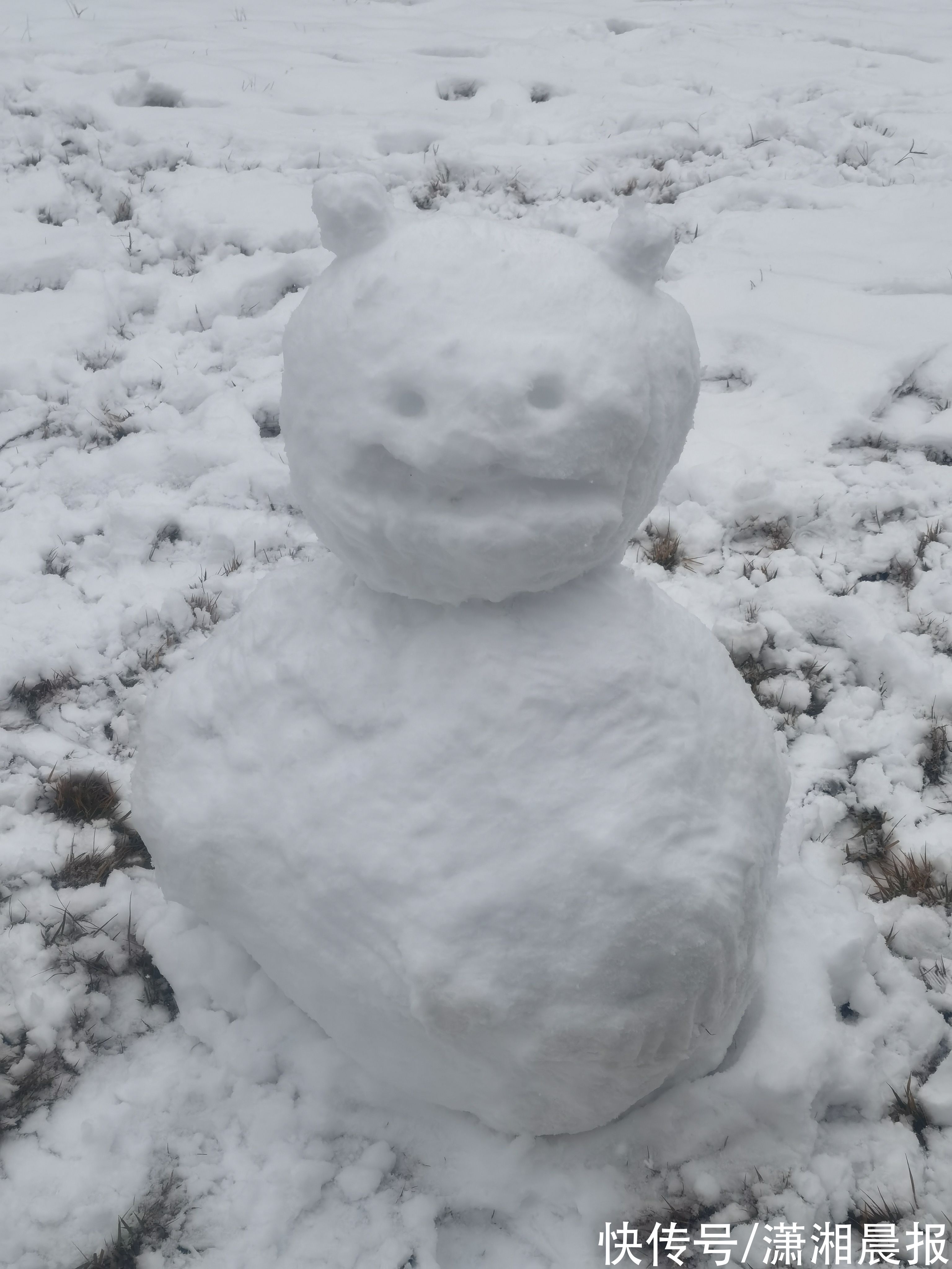 长沙|你堆的雪人怎么那么丑！高手说：堆雪人的诀窍是“随便堆”